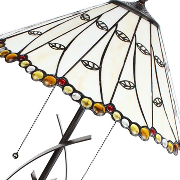 Stolná lampa Tiffany Onea - Ø 41*68 cm E27/max 2*60W - Clayre & Eef