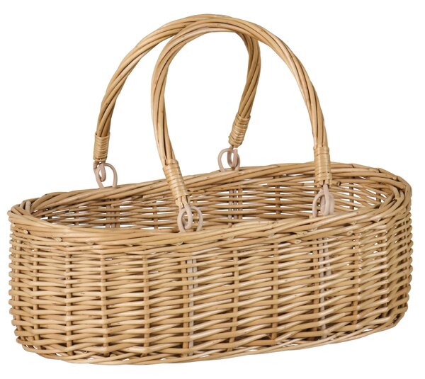 Prútený kôš s uchami Oval