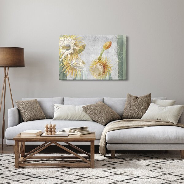 Obraz - Rozkvitnuté kaktusy (90x60 cm)
