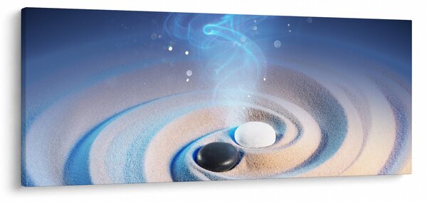 Obraz - Éterický yin-yang (120x50 cm)