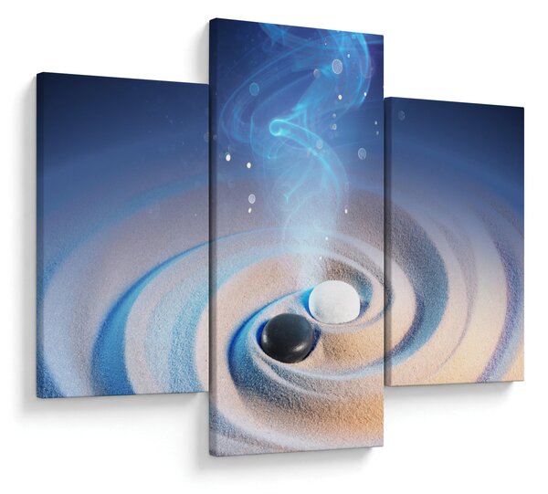 Obraz - Éterický yin-yang (90x60 cm)