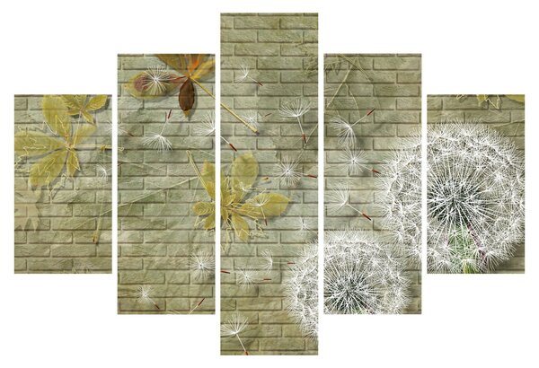 Obraz - Púpavy unášané vetrom (150x105 cm)