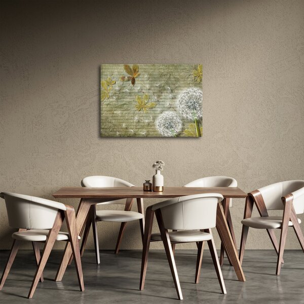 Obraz - Púpavy unášané vetrom (70x50 cm)