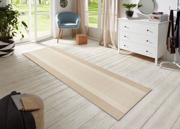 Hanse Home , AKCIA: 80x200 cm Behúň Basic 105490 Ivory, béžová, chodba / predsieň