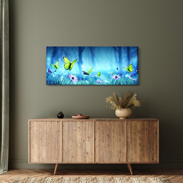 Obraz - Mystická lesná čistina (120x50 cm)