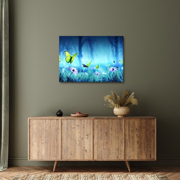Obraz - Mystická lesná čistina (70x50 cm)