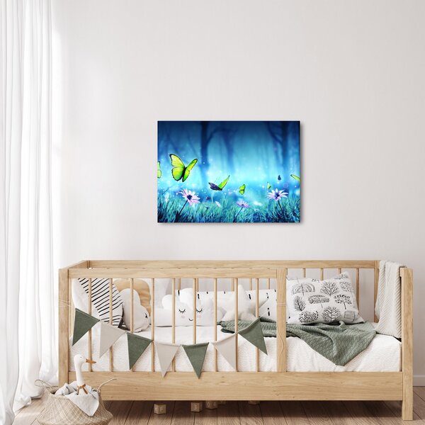 Obraz - Mystická lesná čistina (70x50 cm)