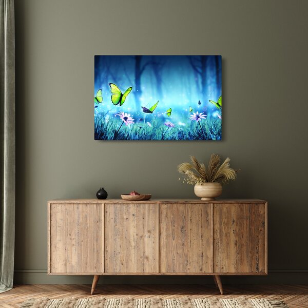 Obraz - Mystická lesná čistina (90x60 cm)