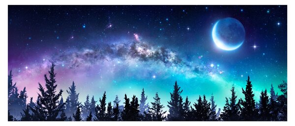 Obraz - Mliečna dráha (120x50 cm)