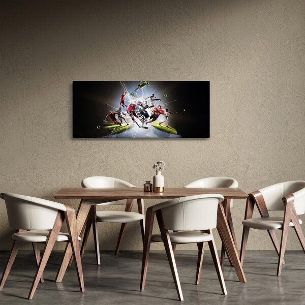 Obraz - Športovci (120x50 cm)