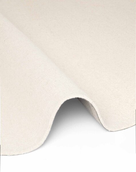 Koberec Elle Decoration Puristic Knots naturálny / biely kruh