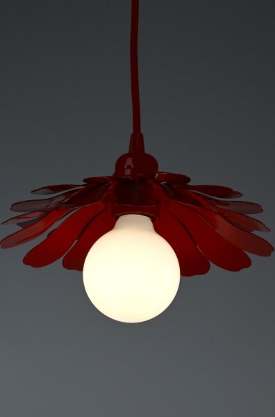 Bohemia-Design - Závesný luster 1xE27/60W/230V, červený