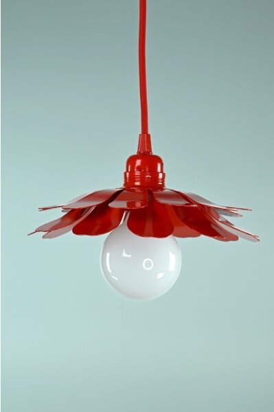 Bohemia-Design - Závesný luster 1xE27/60W/230V, červený
