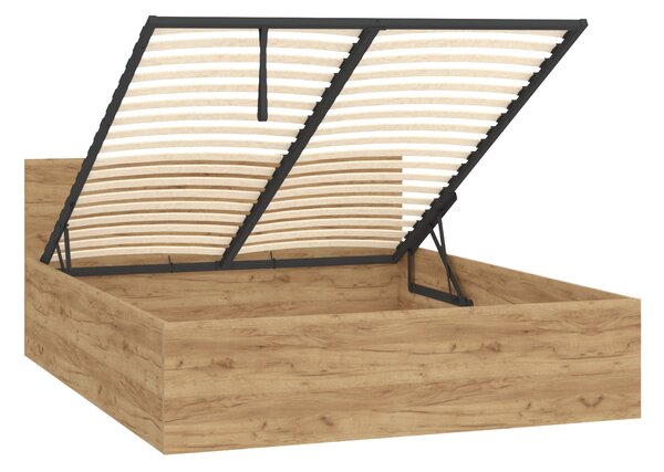 Manželská posteľ s úložným priestorom Dolly New 160x200 - dub craft