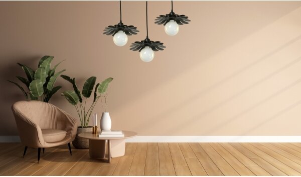 Bohemia-Design - Luster na lanku 1xE27/60W/230V čierny