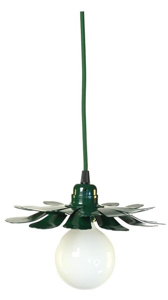 Bohemia-Design - Závesné svietidlo na lanku 1xE27/60W/230V zelená