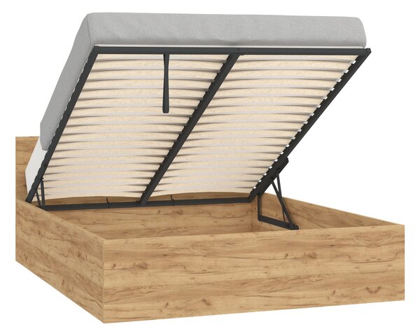 Manželská posteľ s úložným priestorom Dolly New 160x200 - dub craft