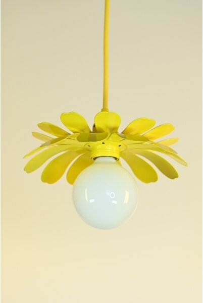 Bohemia-Design - Luster na lanku 1xE27/60W/230V žltá