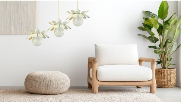 Bohemia-Design - Závesný luster na lanku 1xE27/60W/230V, krémový