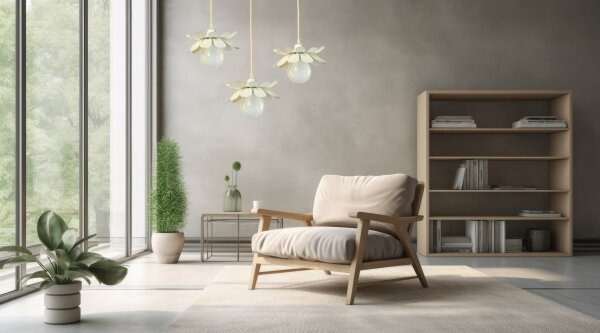 Bohemia-Design - Závesný luster na lanku 1xE27/60W/230V, krémový