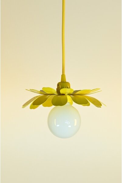 Bohemia-Design - Luster na lanku 1xE27/60W/230V žltá