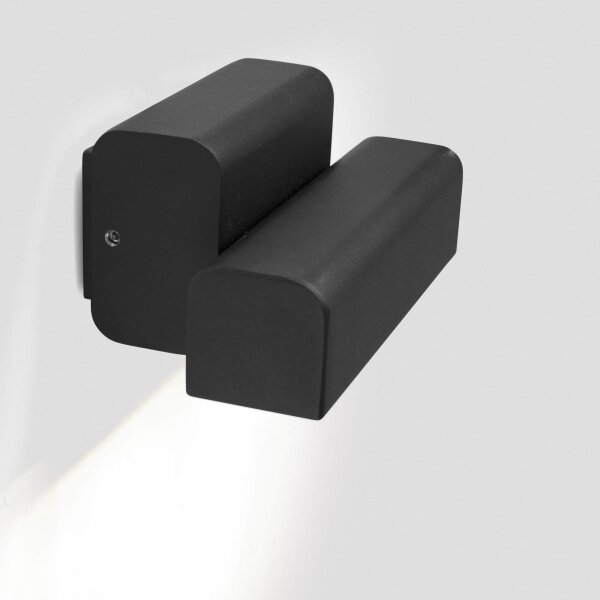 FARO 70294- LED vonkajšie nástenné svietidlo BALIC LED/8W/230V 3000/4000/6500K IP65 čierna