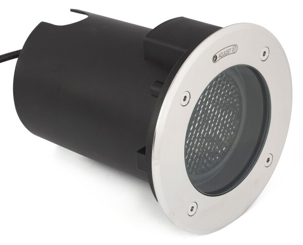 FARO 70310 - Vonkajšie nájazdové svietidlo GEISER 1xGU10/8W/230V IK08 IP67 nerezová oceľ