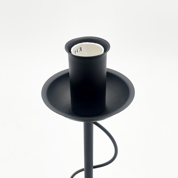 Stolná lampa ANTON 1xE14/60W/230V čierna