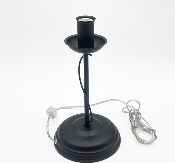 Stolná lampa ANTON 1xE14/60W/230V čierna
