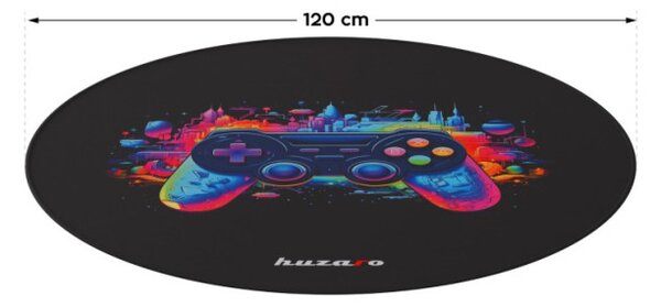 Podložka pod stoličku FloorMat 7.0 čierna / viacfarebná