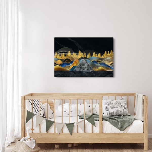 Obraz - Zlaté hory (90x60 cm)