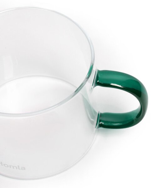 Hrnček GLOSSY so zeleným uškom 837093 440 ml
