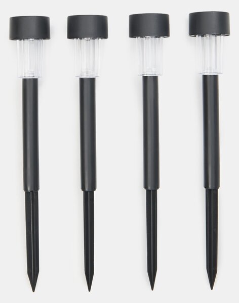 Sinsay - Solárne LED svetlá 4 pack - čierna