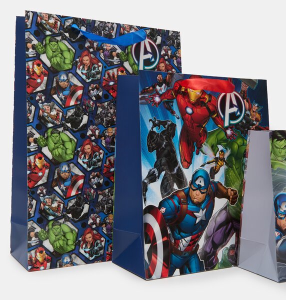 Sinsay - Darčekové tašky Marvel 3 pack - viacfarebná