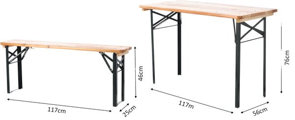 Záhradný pivný set VARIN MEB0780
