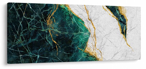 Obraz - Tyrkysový mramor (120x50 cm)