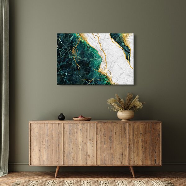 Obraz - Tyrkysový mramor (90x60 cm)