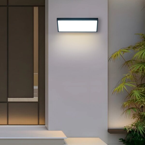 Brilagi - Vonkajšie nástenné LED svietidlo TRIANGLE LED/42W/230V čierne IP65