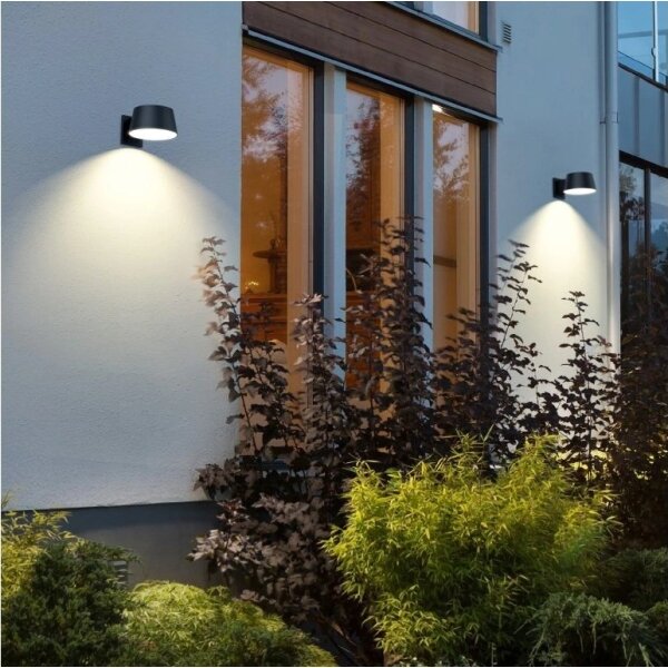 Viking - stmievateľné solárne nástenné LED svietidlo so senzorom LED/1W/3,7V IP44 4000K