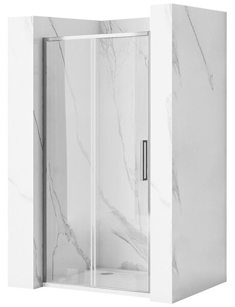Rea - Sprchové dvere Rapid Slide - chróm/transparentné - 100x195 cm L/P