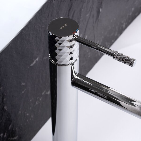 Umývadlový faucet Rea Lungo Diamond Chrome vysoký