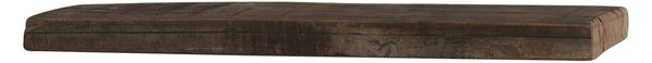Hnedá drevená retro nástenná polička Grimaud - 61*12*3cm - Chic Antique