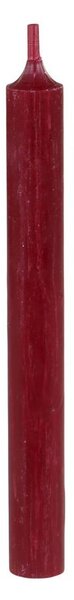 Červená úzka sviečka dinner red - Ø 2*18cm / 7h - Chic Antique