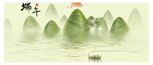 Obraz - Údolie zelených hôr (120x50 cm)