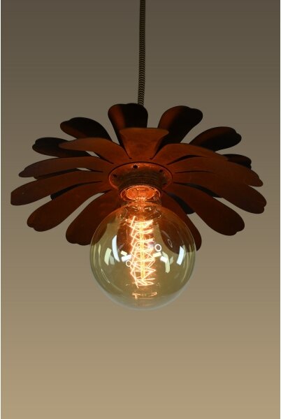 Bohemia-Design - Luster na lanku 1xE27/60W/230V bronzový