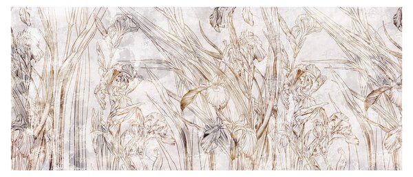 Obraz - Kosatce (120x50 cm)