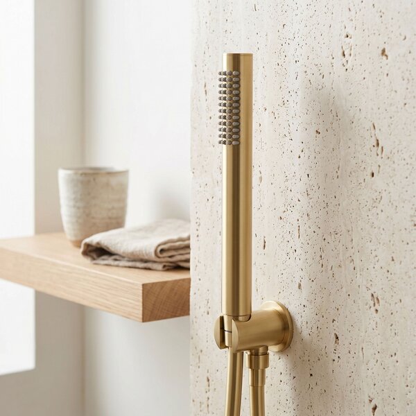 Sprchová hlavica REA JS-018 BRUSH GOLD