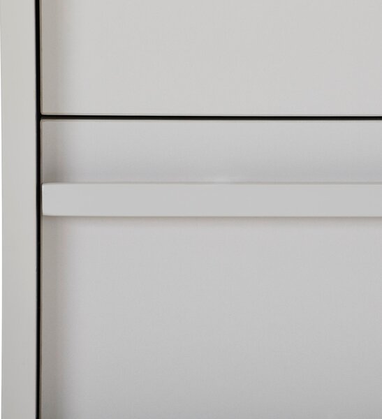 NOČNÝ STOLÍK, čierna, svetlosivá, 50/51/40 cm Xora - Obývacie zostavy, Online Only