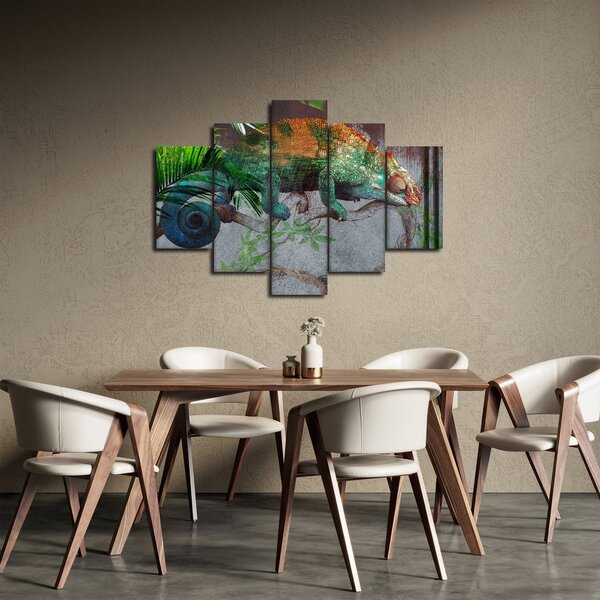 Obraz - Chameleon (150x105 cm)