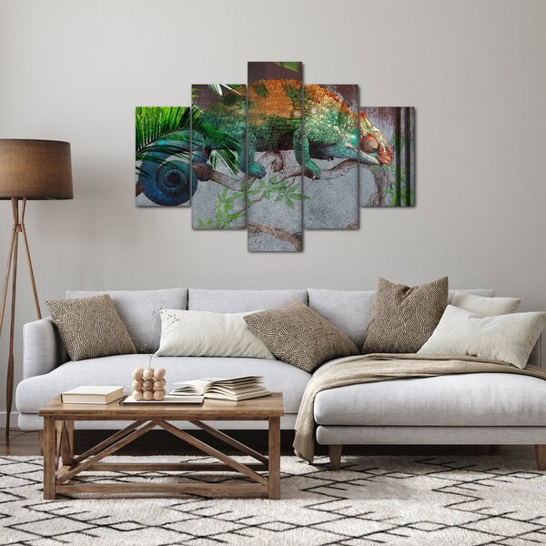 Obraz - Chameleon (150x105 cm)